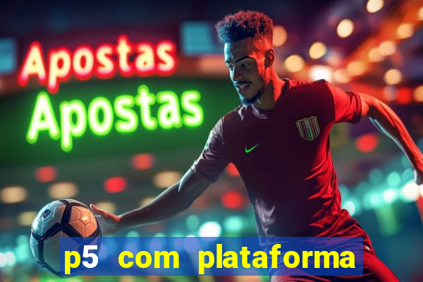 p5 com plataforma de jogos